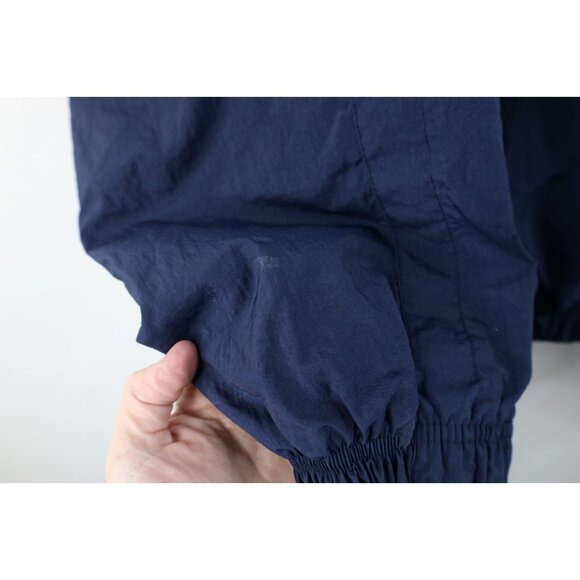 Vtg 90s Nike Womens Small Travis Scott Center Swoosh Cropped Windbreaker Jacket - Picture 8 of 16